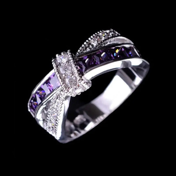 Silver Color Ring wedding Beautiful Pretty Fashion