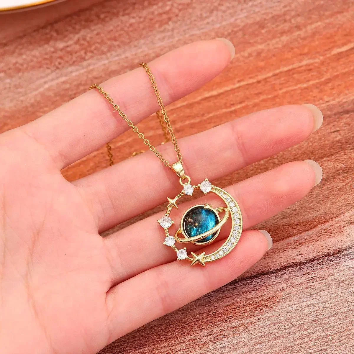 Collares Para Mujer Delicate and Beautiful Starry Pendant