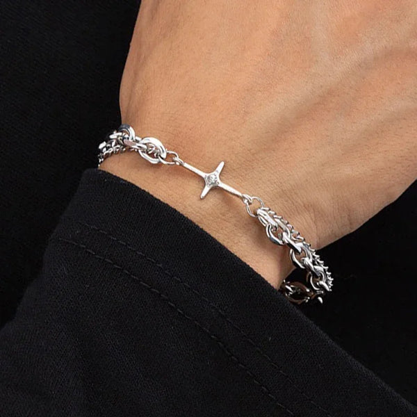 Y2K Vintage Star Bracelet Punk Multilayer Chain