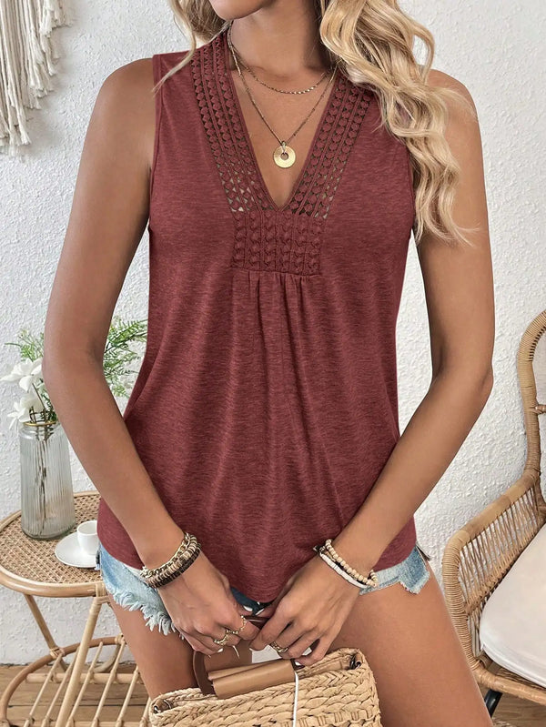 Elegant casual women's vest sleeveless H version