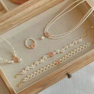Charm Pearl Jewelry Sets for Women Fashion