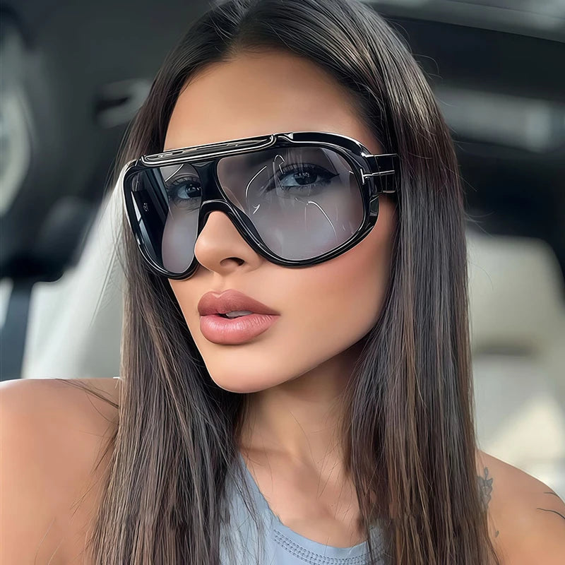 Big Aviator Sunglasses Women Men Fashion Oversized