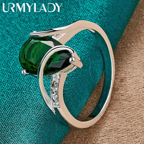 URMYLADY 925 Sterling Silver Water Drop Turquoise 7-10
